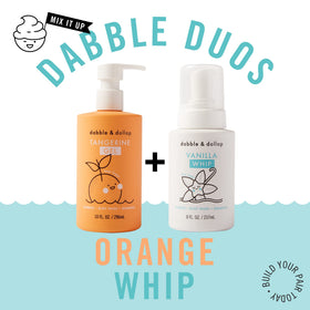 Dabble and Dollop after-wash hair looks softer and easier to brush.