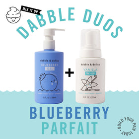 Dabble & Dollop after-wash look shows smoother, easier-to-brush hair