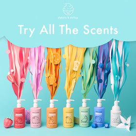Dabble & Dollop Tangerine 3-in-1 pack of 2 for value and routine simplicity.
