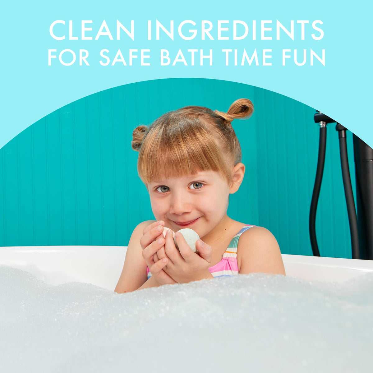 Dabble & Dollop Vanilla Whip 3-in-1 cleanses hair and skin with bubbles.
