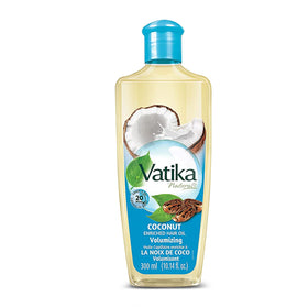 Dabur Vatika Naturals coconut oil bottle nourishes the scalp