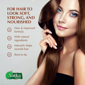 Hair gains shine and smoothness with Dabur Vatika Naturals coconut oil
