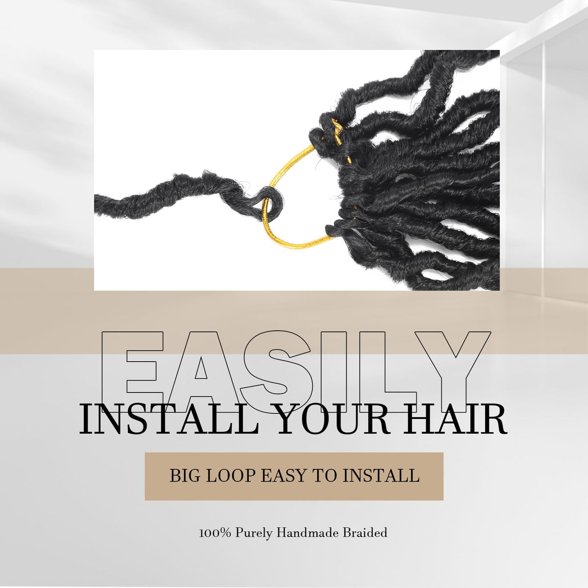 DACAI XIU dreadlocs crochet hair in 30-inch length for bold impact.