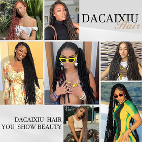 DACAI XIU reusable crochet hair suited for weddings, parties, and daily use.
