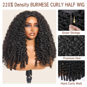 DACHIC close-up curls showing silky texture and bounce