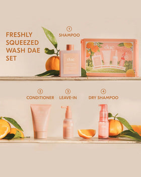 DAE Freshly Squeezed Wash Set pump dispense enables quick, easy morning routine