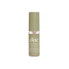 DAE Prickly Pear Hair Oil bottle shows a smooth finish and shine
