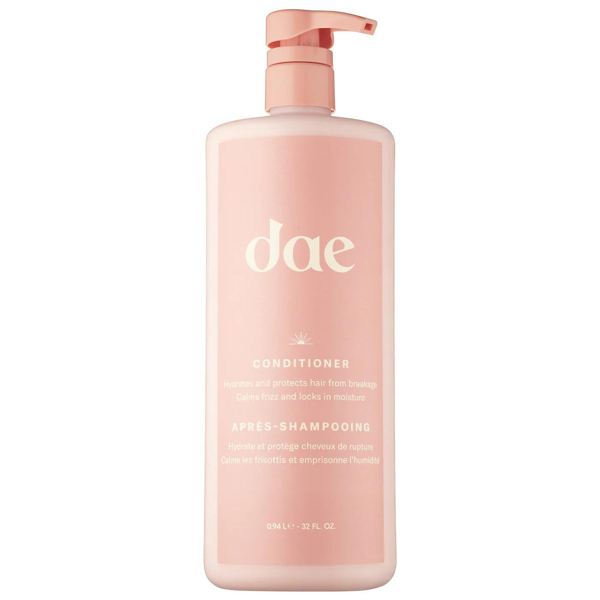 DAE Signature Conditioner bottle front shows versatile hydration for all hair types