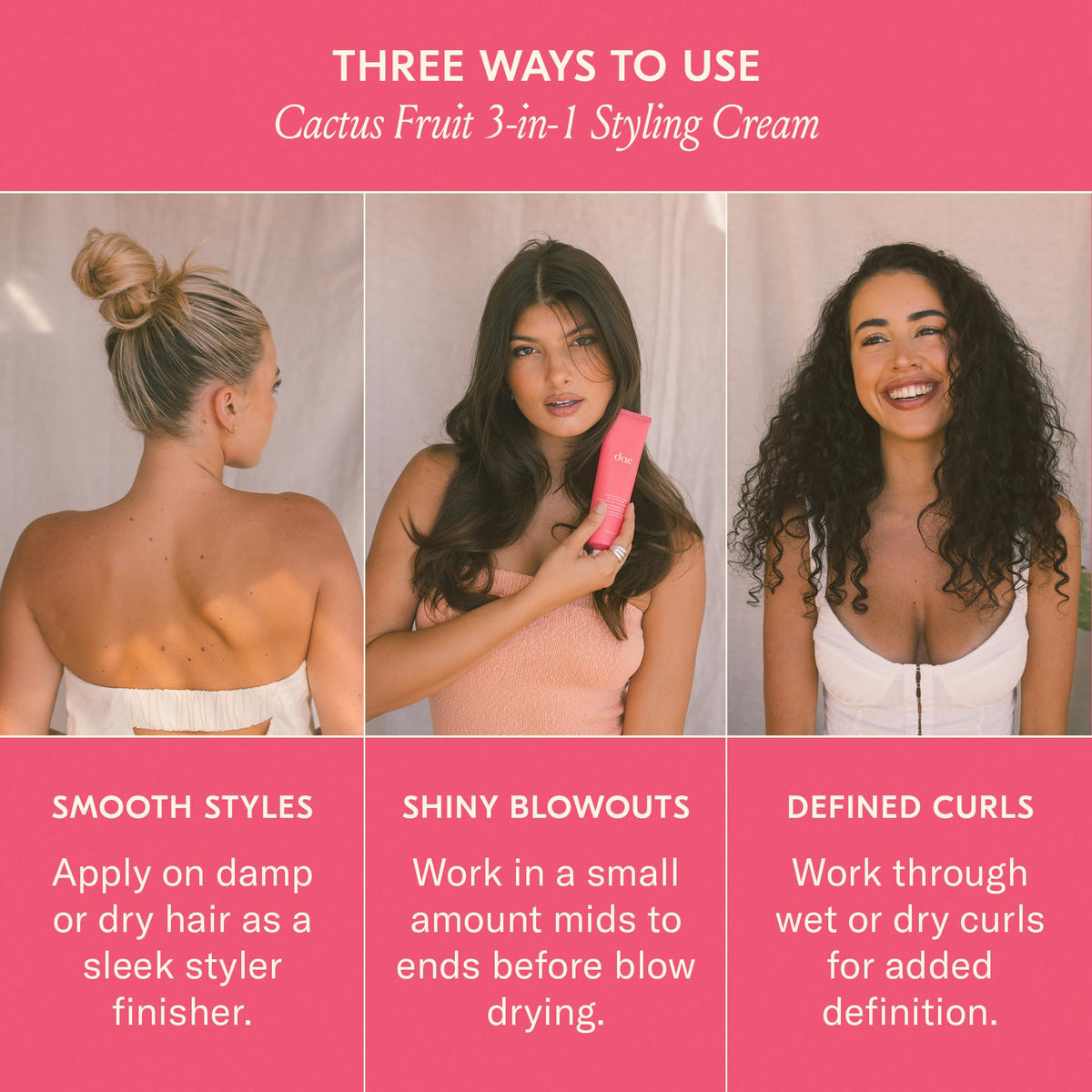 DAE Spellbound Sunsetter hairspray mini offering brushable hold and shine.