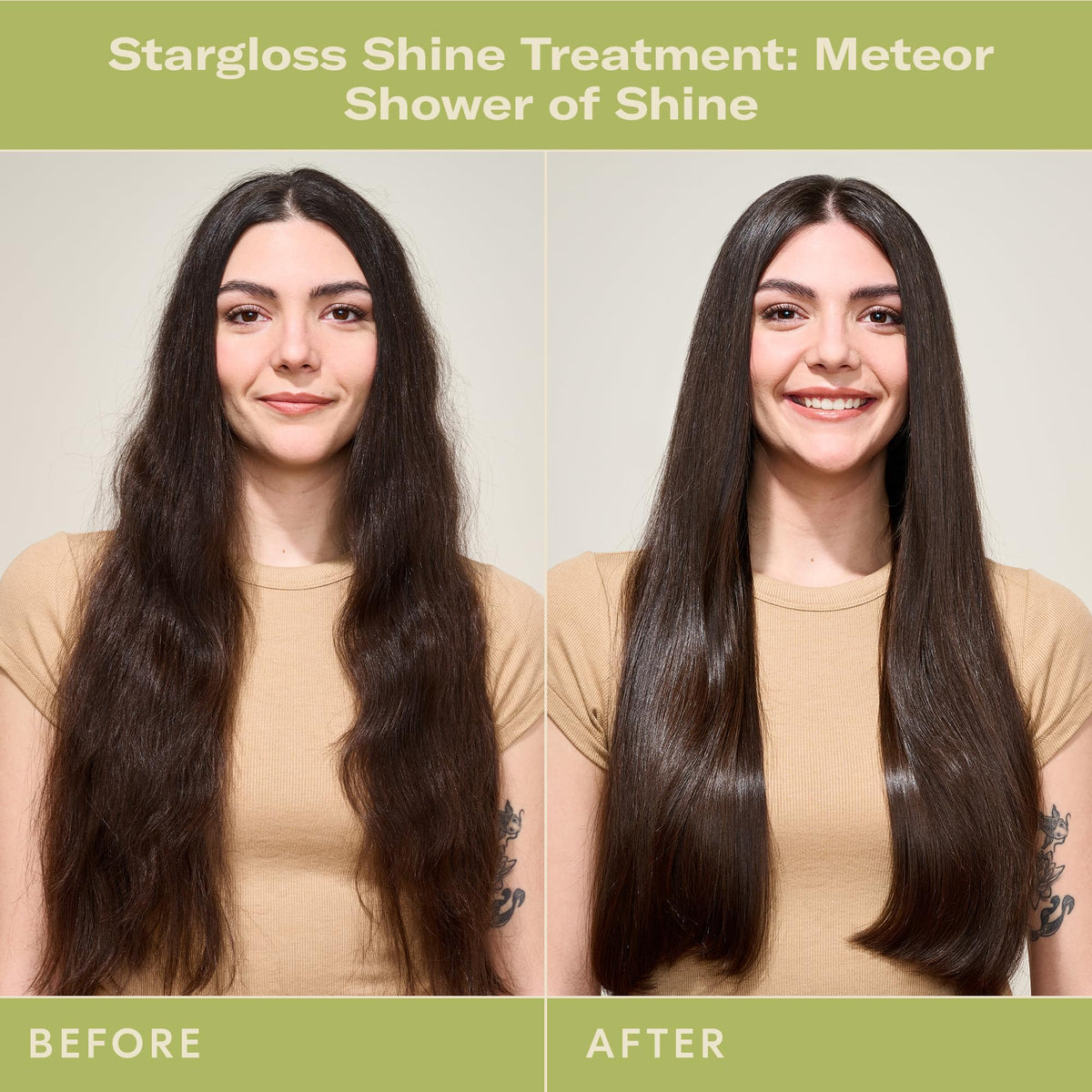 Recyclable packaging icon with DAE Stargloss branding