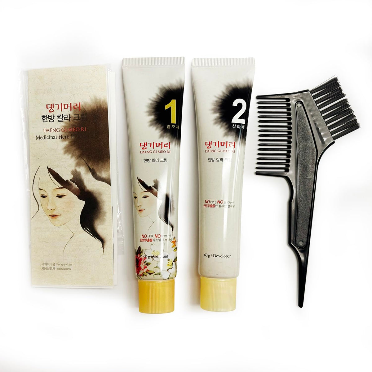 Daeng Gi Me Ri 2-Pack application kit for at-home color application