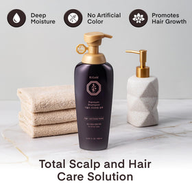 Daeng Gi Meo Ri Ki Gold Premium Shampoo rich foam for scalp cleansing