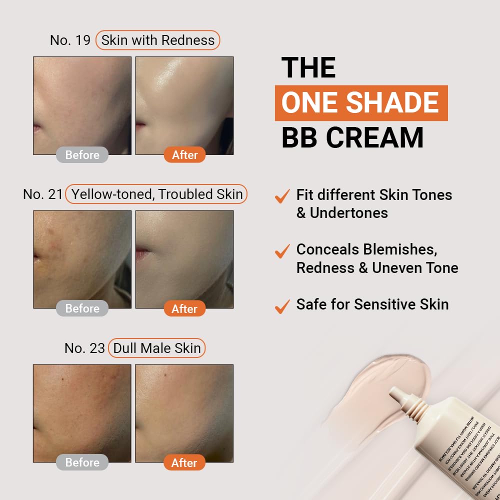 DAERA BB cream being applied to cheek demonstrates seamless shade blend