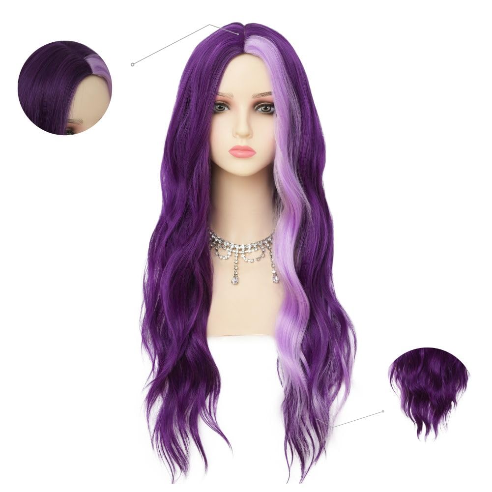 Dai Cloud natural middle part wig showcasing soft waves