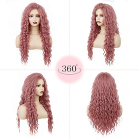 Daiaces natural ombre wig with soft synthetic fibers for a realistic look.