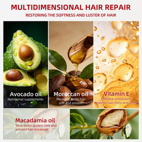 DaiLaiFu Argan Avocado Macadamia Oil blend demonstrates deep hydration and shine.