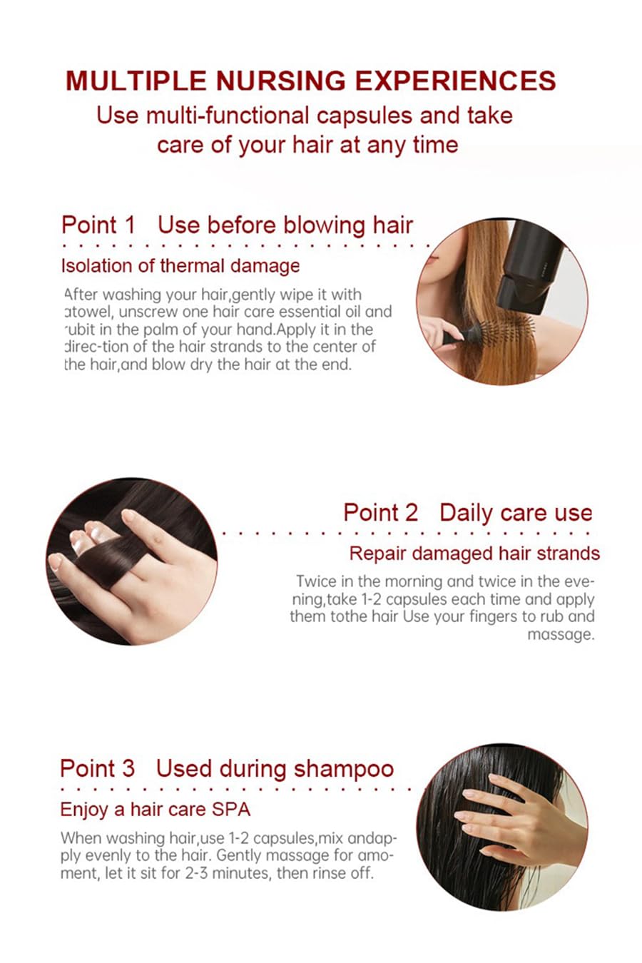 DaiLaiFu shine and smooth hair close-up suggests healthy gloss and manageability.