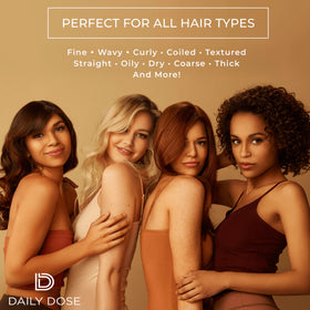 DAILY DOSE curly hair texture looking hydrated and manageable