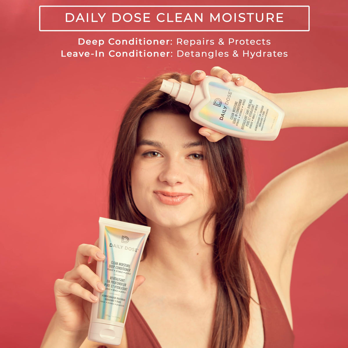 DAILY DOSE Deep Conditioning Hair Mask jar for intense moisture and softness