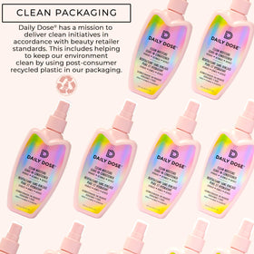DAILY DOSE glossy, well-nourished hair after use.