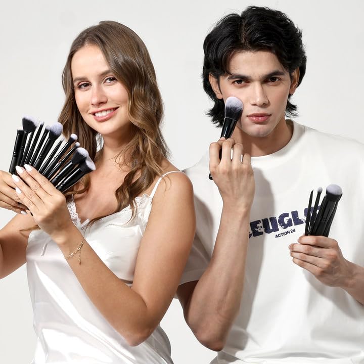 Daily Queen 29pc brush set Eyebrow brush for defined brows