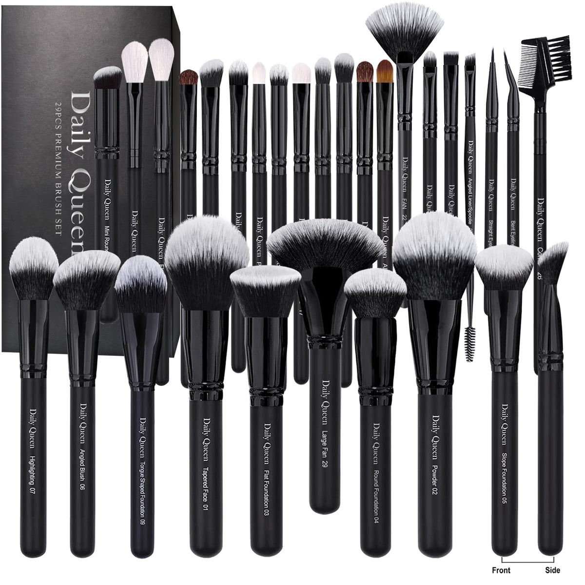 Daily Queen 29pc brush set Kabuki brush for even powder application