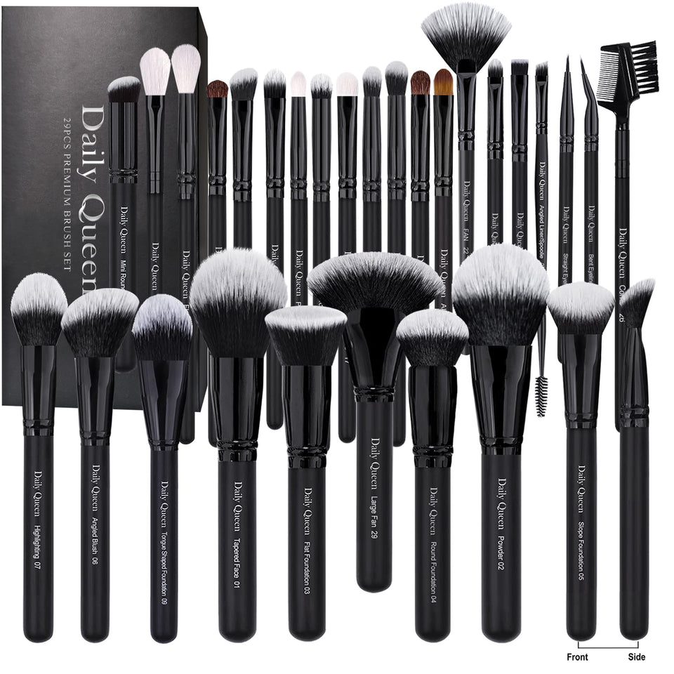 Daily Queen 29pc brush set Kabuki brush for even powder application