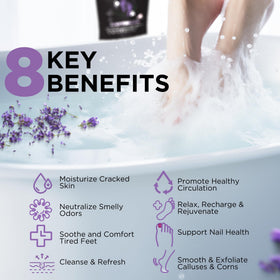Daily Remedy Made-in-USA Lavender Foot Soak with mineral blend