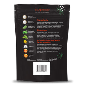 Daily Remedy made-in-USA badge on bottle signals trusted foot care.
