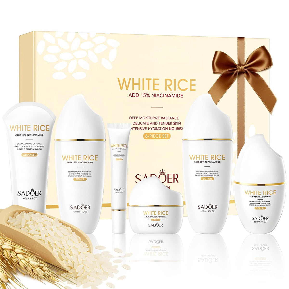 DailyBrio Sadoer Rice Niacinamide Cleanser: gentle cleanse to prep skin for the routine.