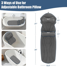 DaintyStar back and shoulder support promotes ergonomic, comfortable bathing