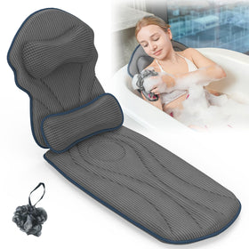 DaintyStar full-body bath pillow supports head to toe for spa-like comfort