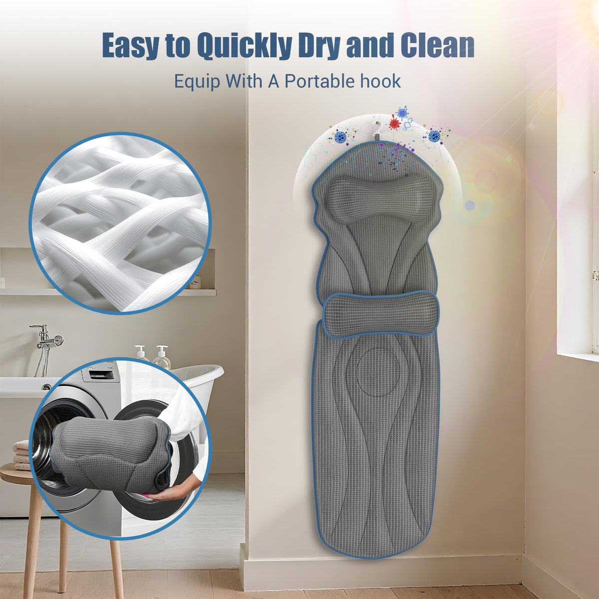 DaintyStar quick-drying 5D air mesh stays fresh after each soak