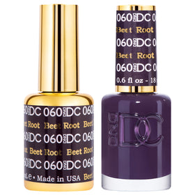 Daisy DND Beet Root 060 gel polish bottle for bold color