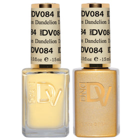DAISY DND Coquette gel polish Dandelion swatch showing pastel finish for long-lasting color