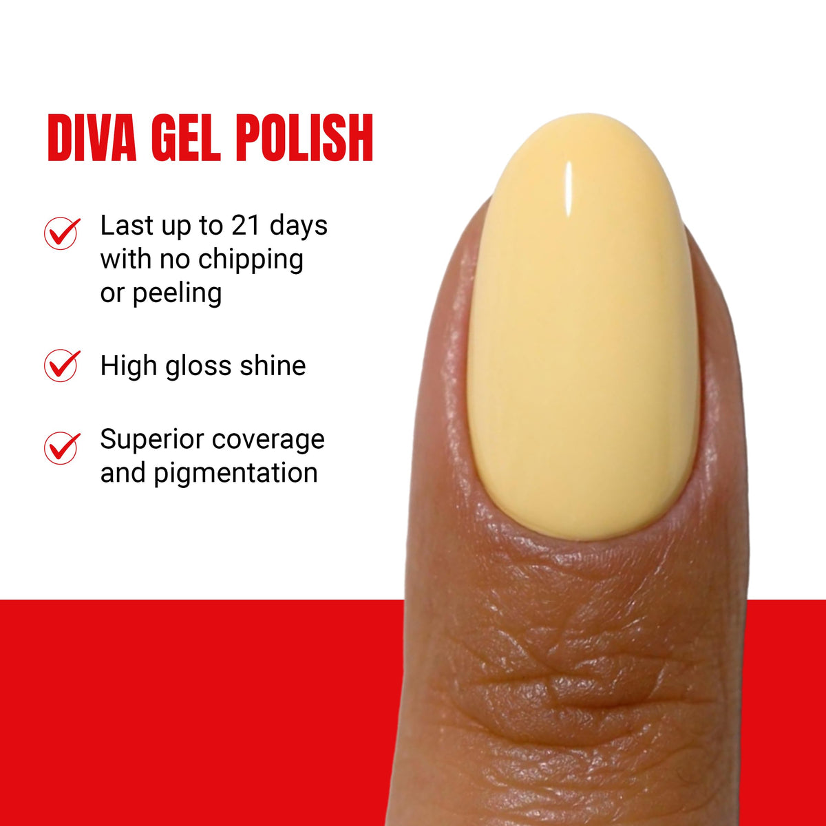DAISY DND Coquette lacquer bottle in Dandelion with quick-dry premium look