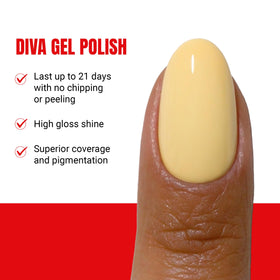 DAISY DND Coquette lacquer bottle in Dandelion with quick-dry premium look