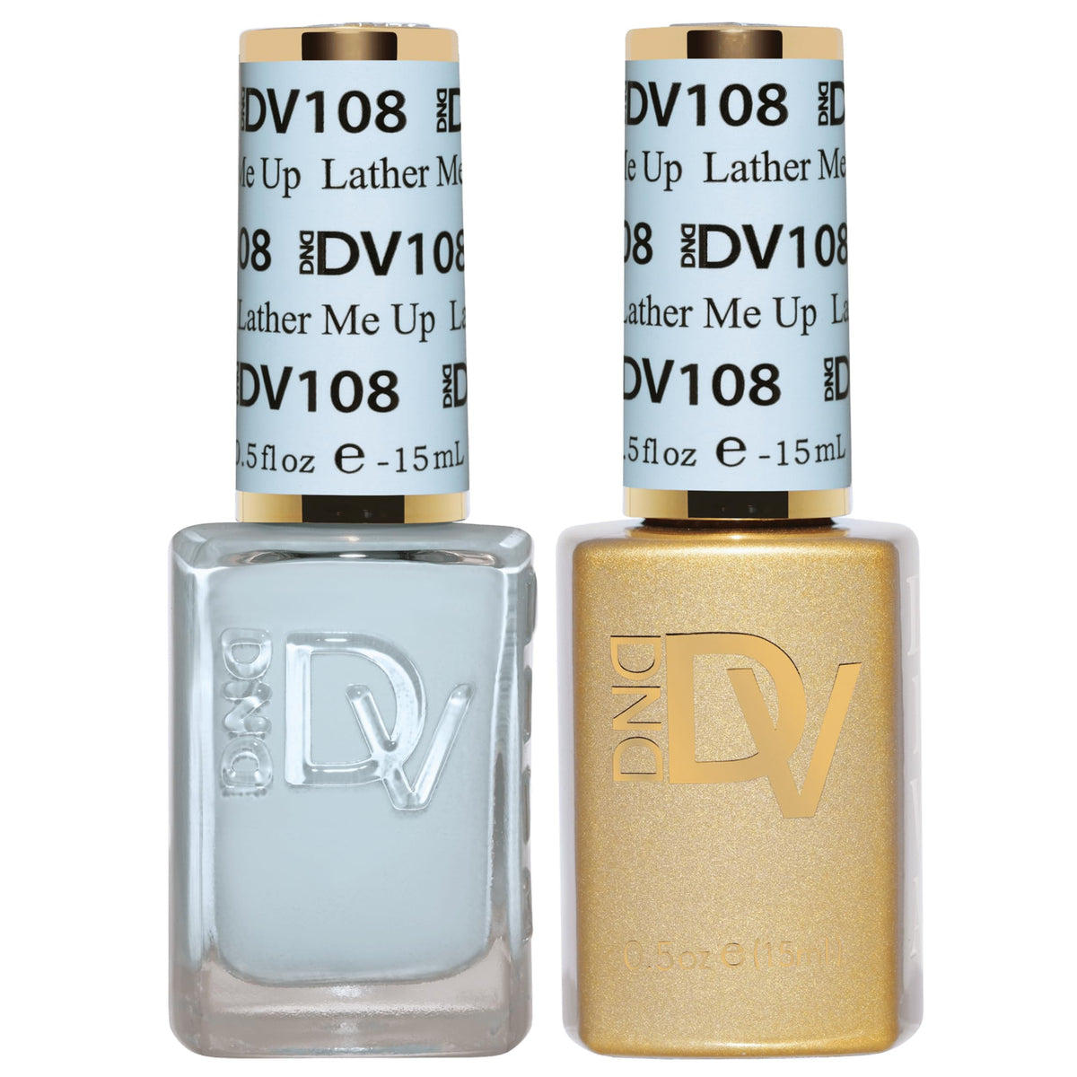 Daisy DND Coquette Lather Me Up gel polish bottle for nails.