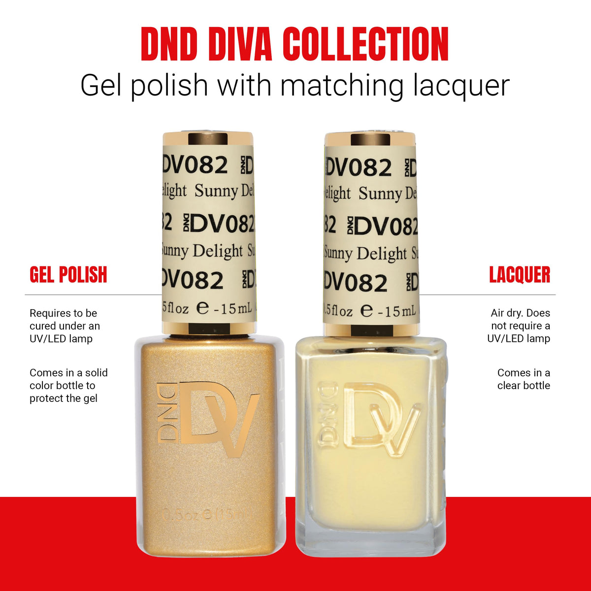 Daisy DND Coquette Sunny Delight brush-applying scene highlights smooth application.