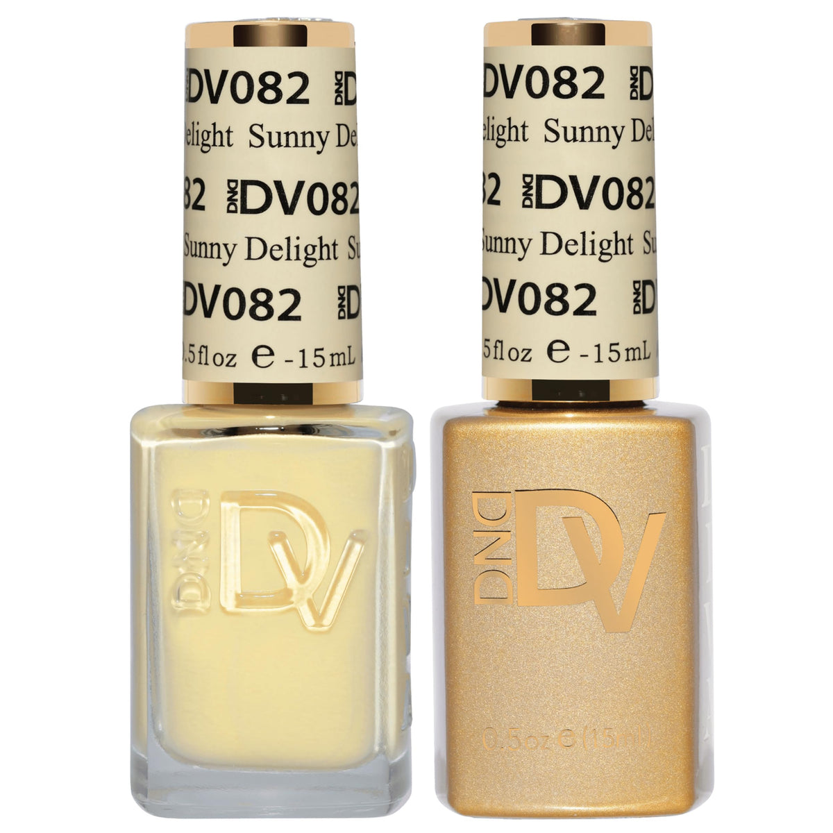 Daisy DND Coquette Sunny Delight gel polish bottle for vibrant, long-lasting color.