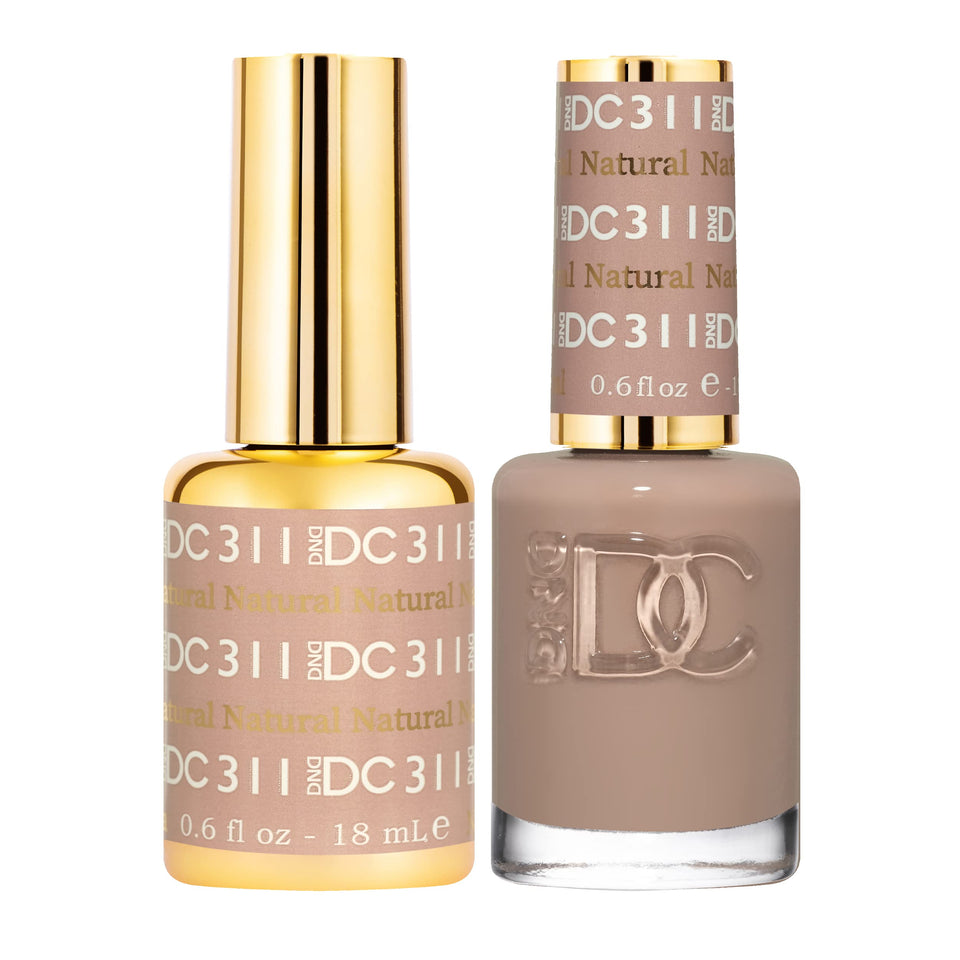 DAISY DND DC gel polish set Deep Nude 311 Natural bottle for long lasting color