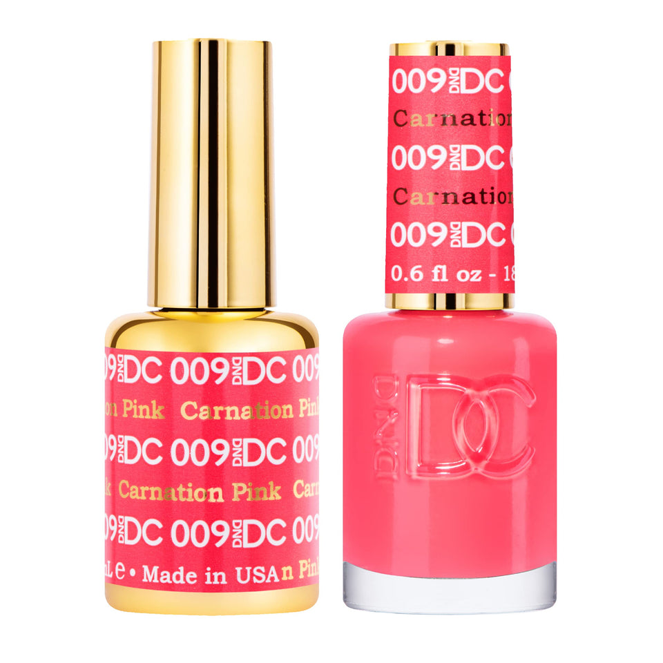 Daisy DND DC gel polish set in pink collection for vibrant color and smooth application