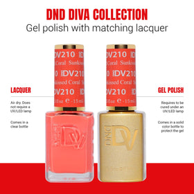 Daisy DND Diva gel polish bottle close-up showcases rich, chip-resistant color