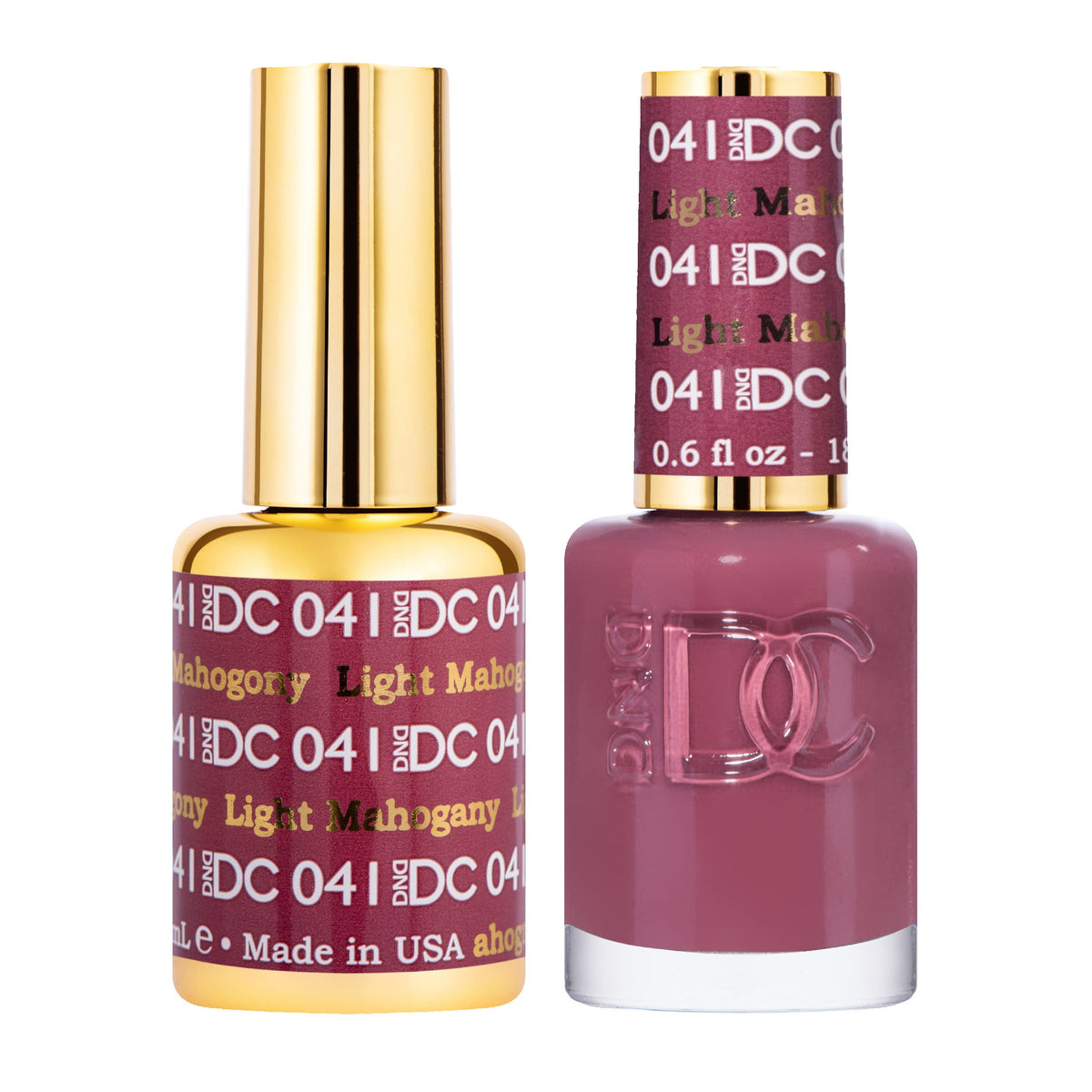 Daisy DND DC gel polish set in red collection for vibrant nails