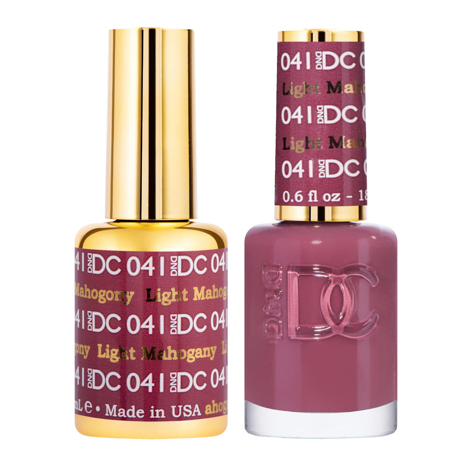 Daisy DND DC gel polish set in red collection for vibrant nails