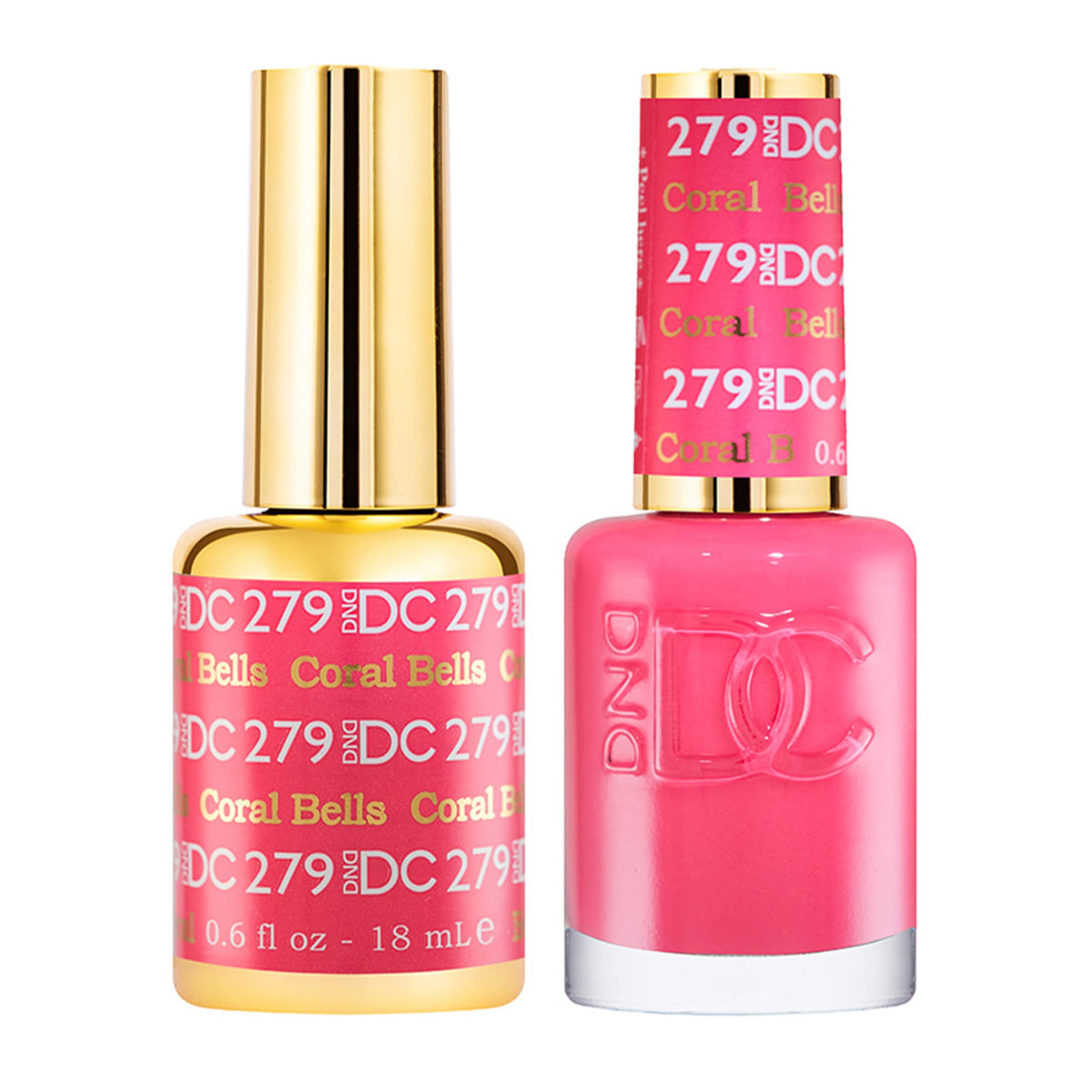 DAISY DND gel polish set in pink collection for bold color on nails