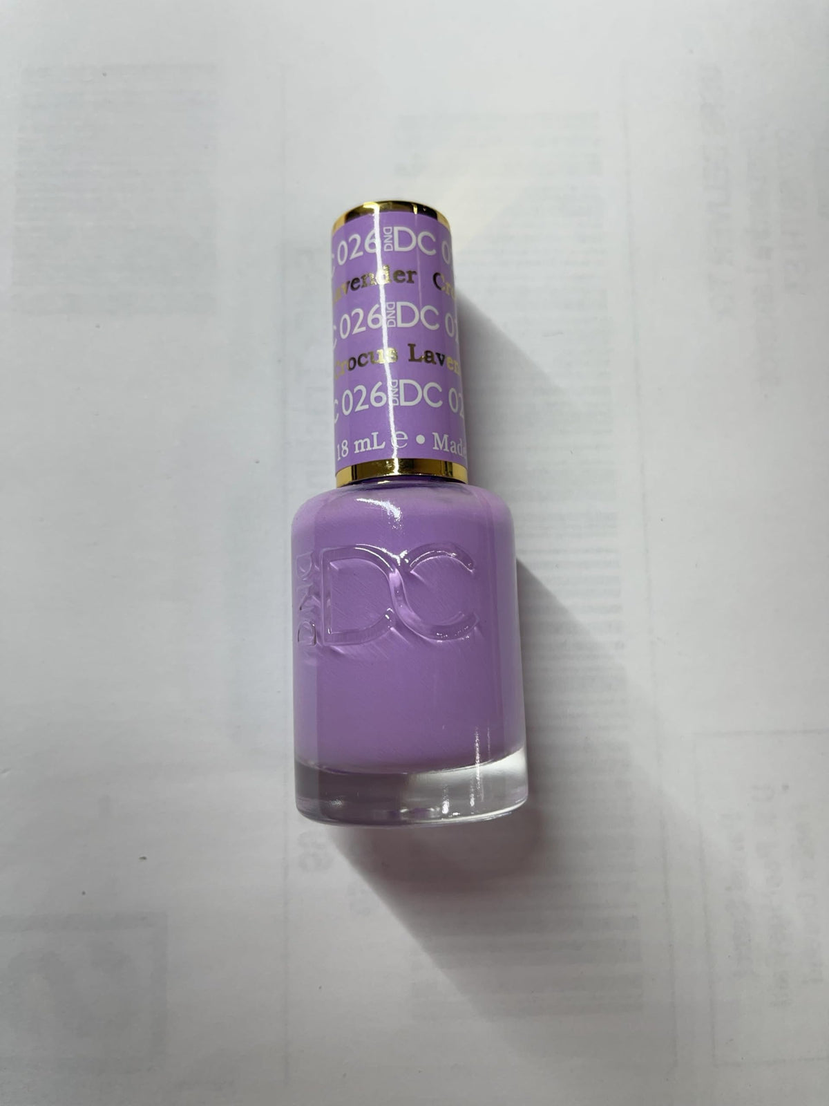 Daisy DND color pairing display shows gel polish and lacquer harmony.