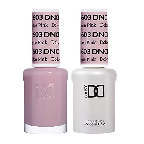 Daisy DND Dolce Pink 603 color swatch for precise shade preview and smooth application.