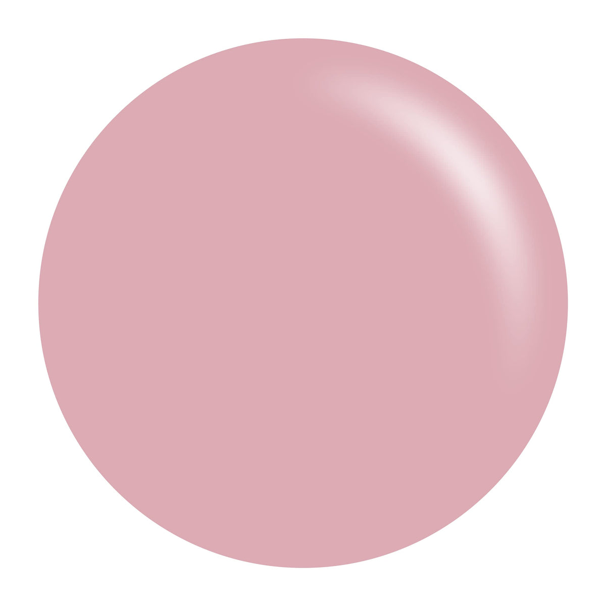 Daisy DND Dolce Pink 603 gel and lacquer duo showing coordinated finish and chip-free wear.