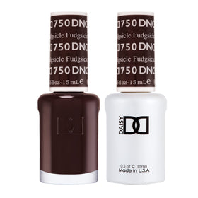 DAISY DND gel polish bottle in Fudgsicle shade for rich, even color